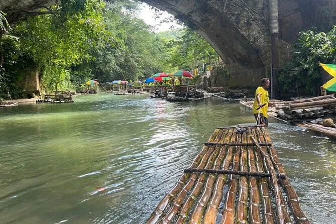 Lethe River Rafting Transportation & Entry Fees from Montego Bay - A gentle ride on a handmade bamboo raft