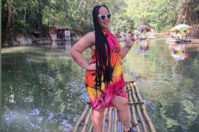 Lethe River Rafting Travel from Montego Bay w FREE Rum Punch - The riverbank bar and optional limestone massage