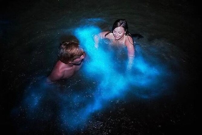 Luminous Lagoon "Glistening Waters" Tour from Grand Palladium Resorts - Swimming in the harmless glowing water
