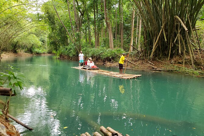 Martha Brae Bamboo River Rafting With Transportation - What happens when you reach the river