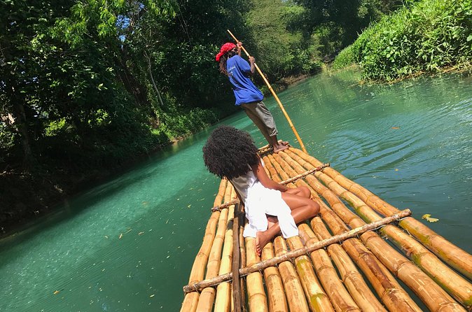 Martha Brae Rafting from Montego Bay with Private Transportation - Swimming Along the River