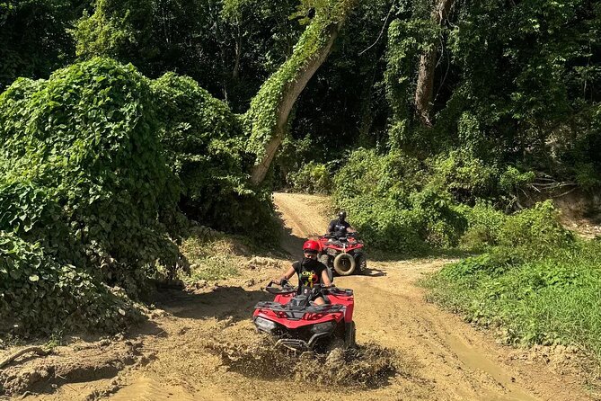 Montego Bay Adventure Day: ATV, Zip-lining & Horseback Riding Fun - ATV trails through rough country