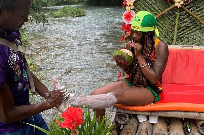 Montego Bay ATV Ride & Bamboo Rafting With Limestone Foot Massage - Bamboo rafting and the limestone foot massage