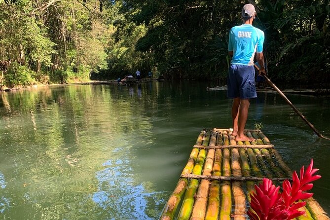 Montego Bay Bamboo Rafting & limestone Massage Private Transfer. - What the 45-minute raft ride feels like