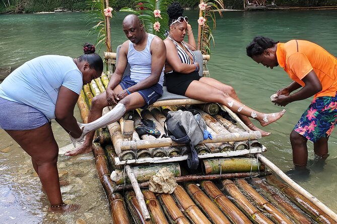 Montego Bay Bamboo Rafting & limestone Massage Private Transfer. - Price and overall value at $50 per person