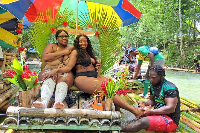 Montego Bay: Bamboo Rafting with Limestone Massage & Shopping - Music, swimming, and a slower kind of adventure