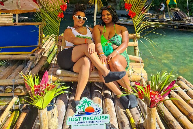Montego Bay: Bamboo Rafting with Limestone Massage & Shopping - Boarding a hand-built bamboo raft
