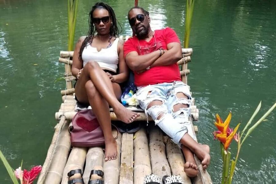 Montego Bay: Bamboo River Rafting and Limestone Foot Massage - Sharing a bamboo raft for two