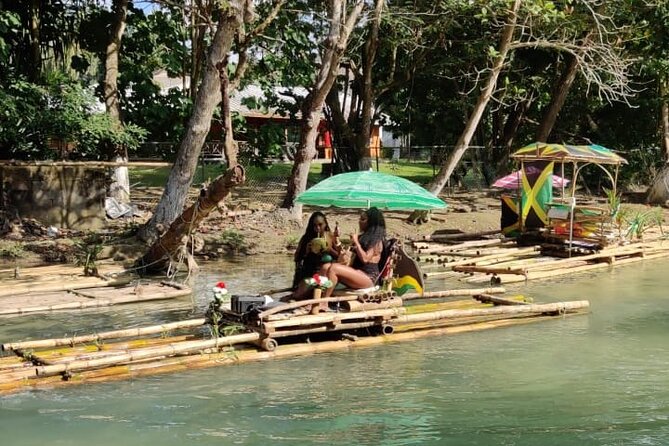 Montego Bay Bamboo River Rafting Limestone Foot Massage - Private pickup from Montego Bay resorts