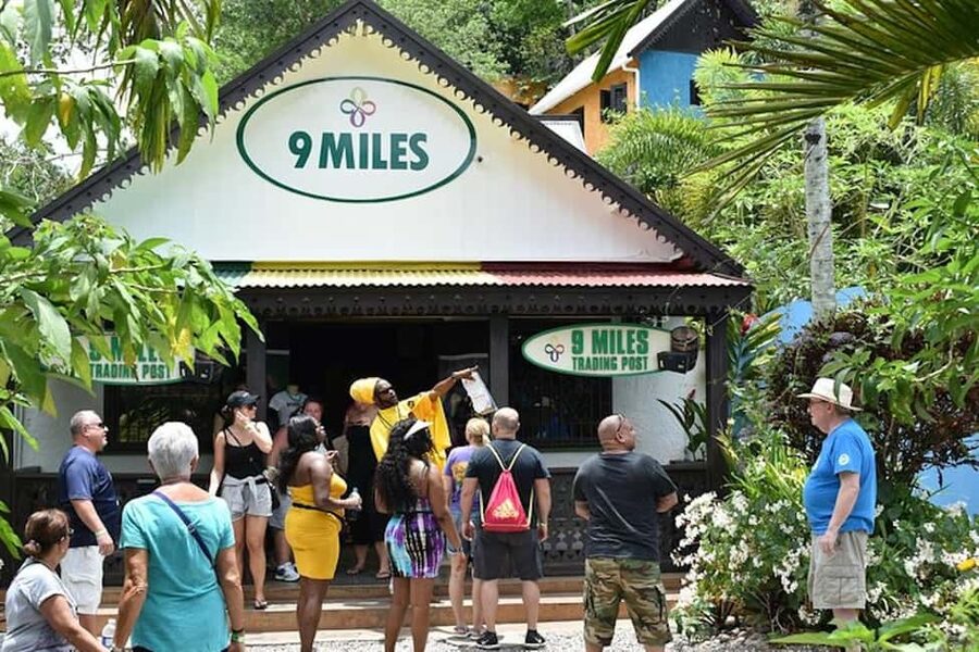 Montego Bay: Bob Marley's Nine Mile Admission & Guided Tour - Rose Hall and Greenwood Great House from the road