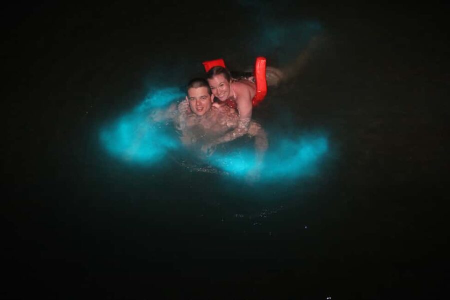 Montego Bay City and Rose Hall Haunted House Tour - The Luminous Lagoon after sunset