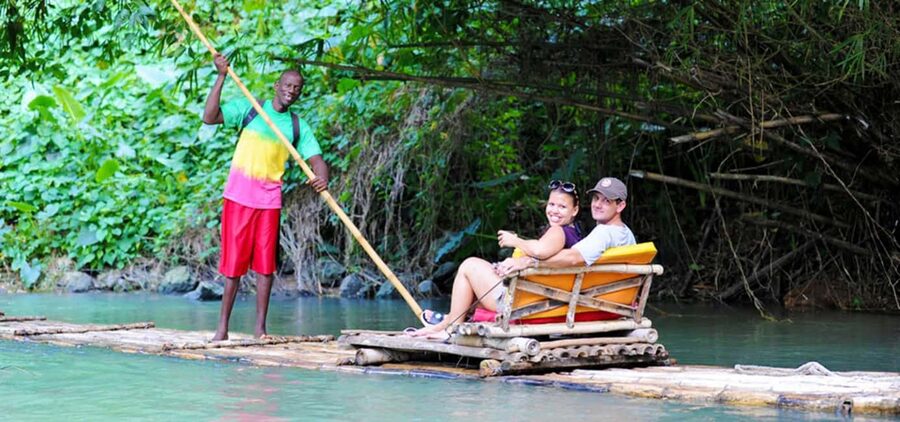 Montego Bay, Jamaica: Bamboo Rafting with Foot Massage - The foot massage is the real signature feature