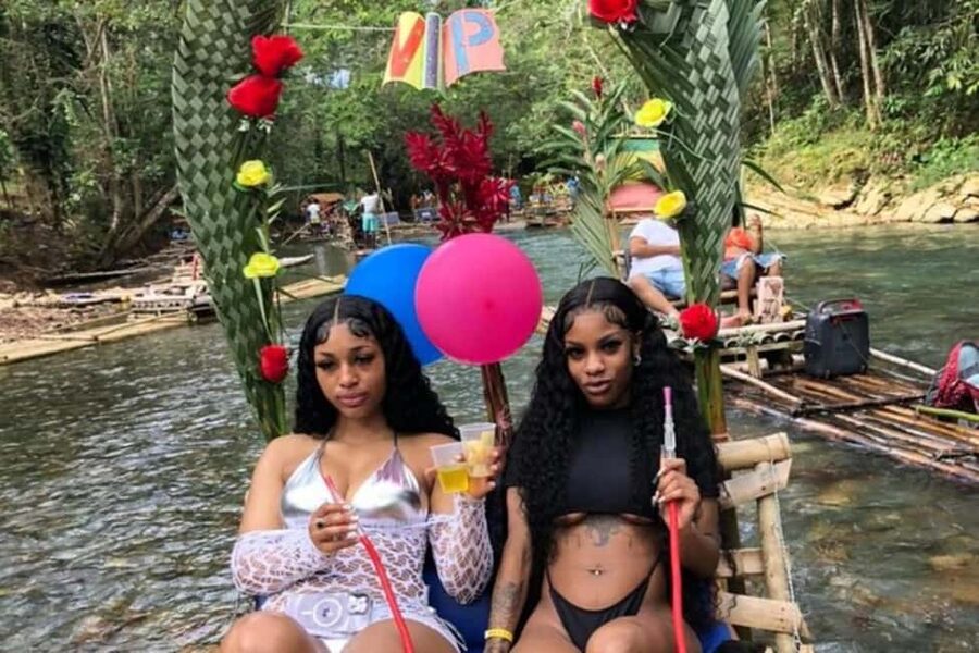 Montego Bay, Jamaica: Bamboo Rafting with Foot Massage - Drinks, music, food, and the optional hookah