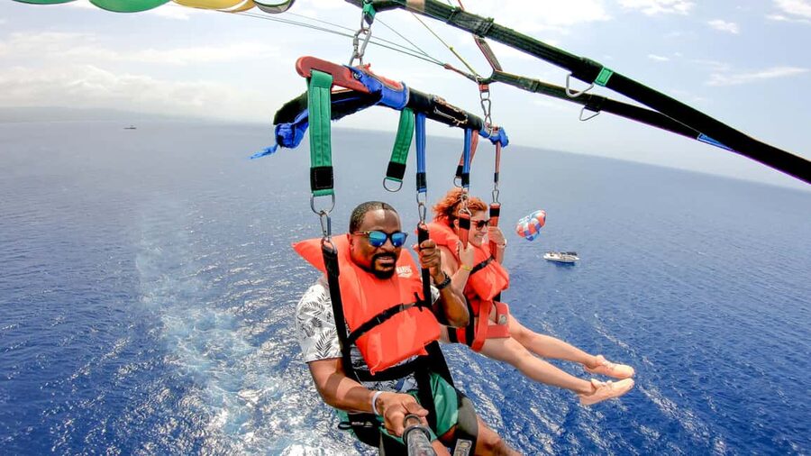 Montego Bay: Parasailing and Jet Ski Combo with Pickup - Two water sports, one short Montego Bay outing