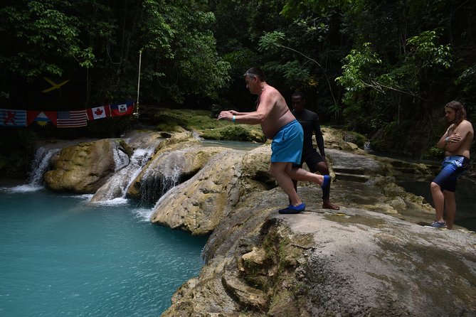 Montego Bay Shore Excursion: Blue Hole & Secret Falls Tour plus Shopping - Jerk lunch at Scotchies