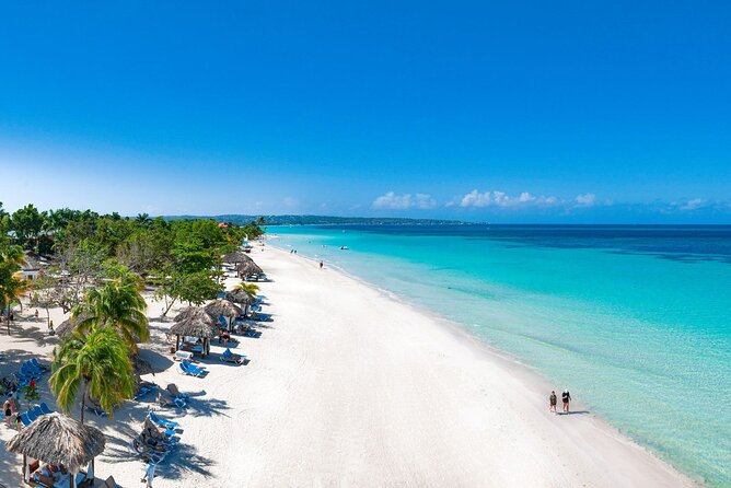 Negrils Seven Miles Beach, Rick's cafe and Parasailing Tour. - The long road from Montego Bay to Negril