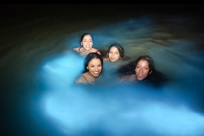 Night Tour-Luminating Blue Lagoon Waters - Boarding the glass-bottom boat