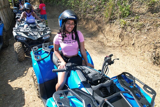 No driver’s license required Atv ride with transportation. - The Guides and the Human Side of the Day