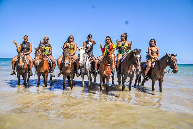 Ocho Rios ATV, Horseback Riding, Dunn's River and Bamboo Rafting - Horseback riding from forest to beach