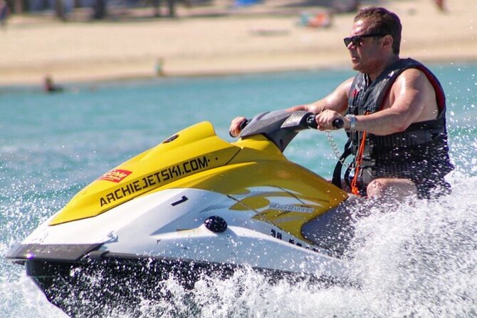 Parasailing & Jet Ski-Combo in Montego Bay - The jet ski session begins with a safety check