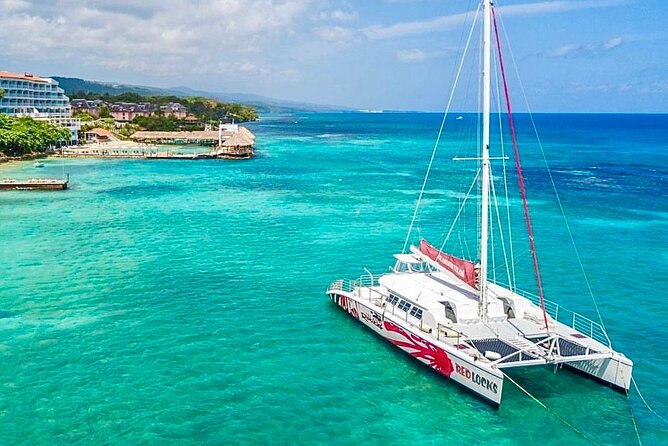 Party Catamaran Cruise with Open Bar and Snorkeling Montego Bay - The quick take