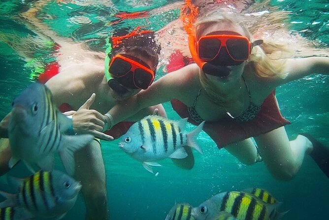 Party Catamaran Cruise with Open Bar and Snorkeling Montego Bay - The snorkeling stop near Montego Bay