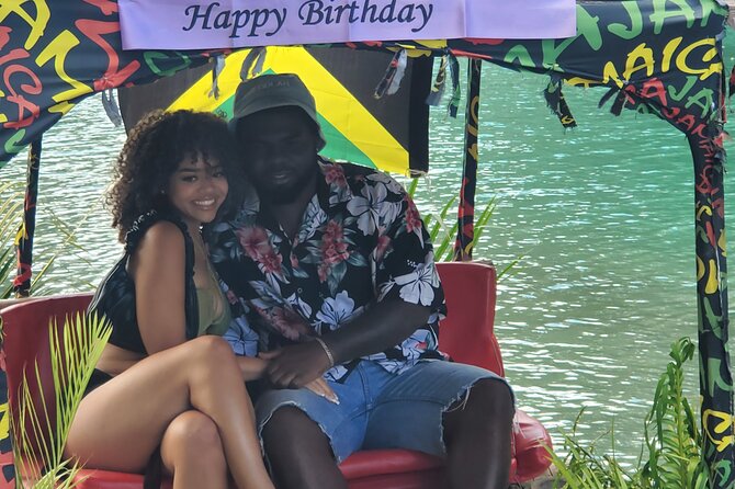 Private 1 Hour Bamboo River Rafting in Montego Bay - Swimming in the calm river water