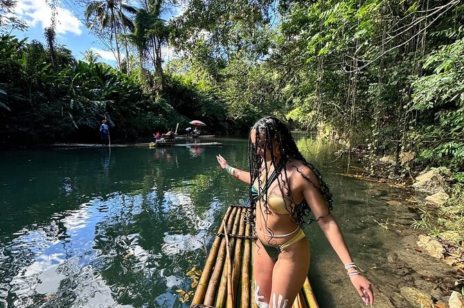 Private Bamboo River Rafting & Foot Massage from Montego Bay - What the bamboo raft ride feels like