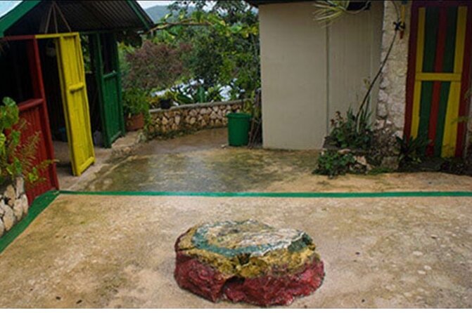 Private Bob Marley 9 mile & DunnsRiverFalls Tour from Montego Bay - Cooling off at Dunn’s River Falls