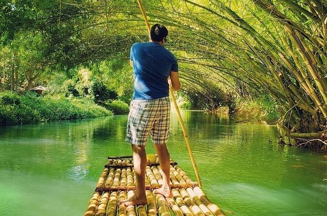 Private Martha Brae Bamboo Rafting Tour with Private Transfer - Three miles on a 30-foot bamboo raft