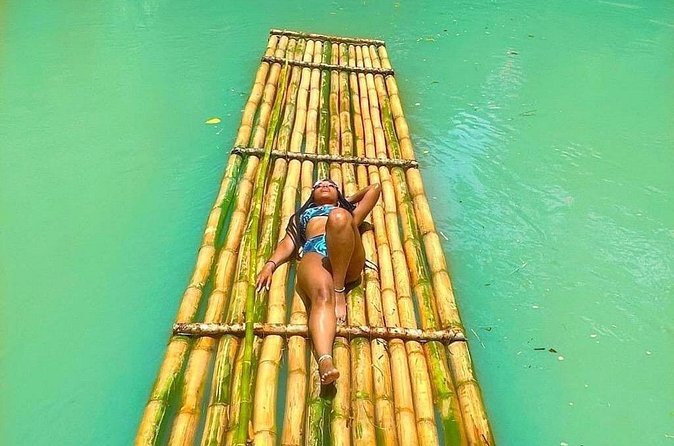 Private Martha Brae Bamboo Rafting Tour with Private Transfer - The guides shape the day