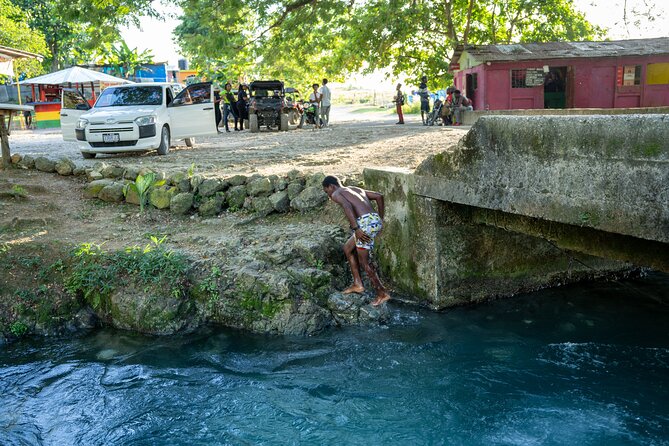 Private Rasta Safari Cultural UTV Village Experience - The mineral spring is more than a photo stop