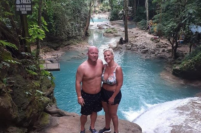 Private Transfer to Dunns River Blue Hole Tubing from Montego Bay - William Knibb Memorial and a sports connection