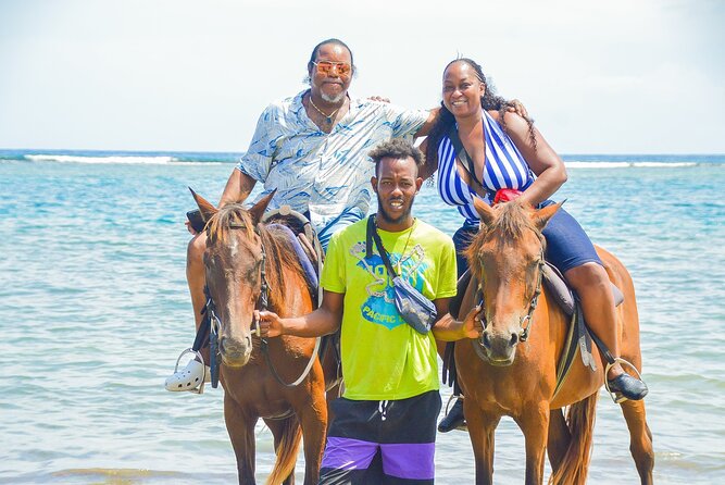Private Transportation with ATV, Horseback Riding & More Tour - Horseback riding into the Caribbean Sea
