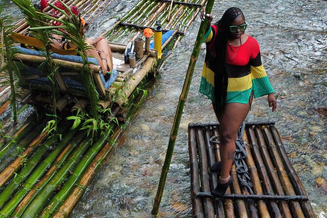 Rafting on the Martha Brae - The bamboo raft ride