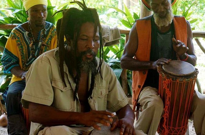 Rastafari Indigenous Village Tour Transportation [Entry Not included] - Handmade drums and the sound of tradition