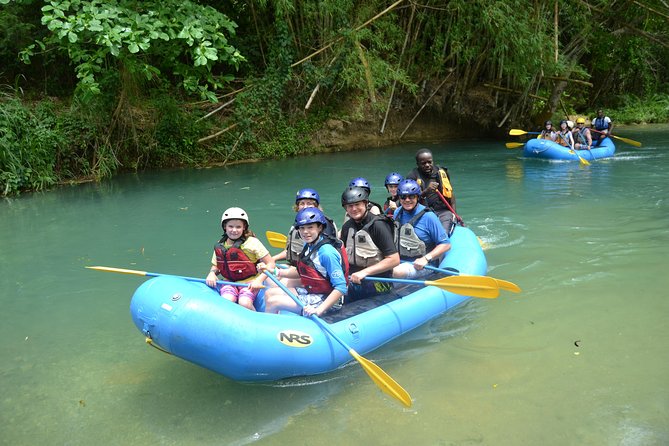 River Rapids Waterfalls Rafting and Beach Adventure - The jungle walk and launch point