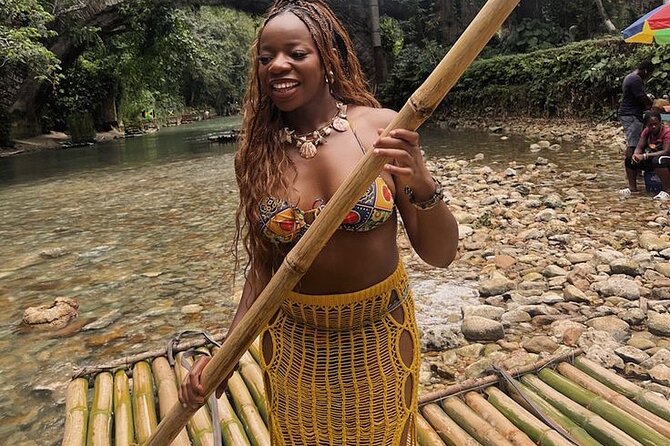 Royal Bamboo Rafting Adventure - Coconut water, sugar cane, and the limestone foot massage