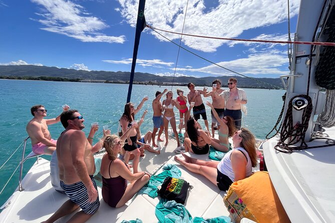 Sail Away in Montego Bay on a Private Catamaran - Montego Bay From the Deck of a Private Catamaran