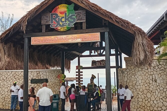 Seven Miles Beach in Negril and Ricks Cafe from Montego Bay - Rick’s Cafe and the Negril sunset