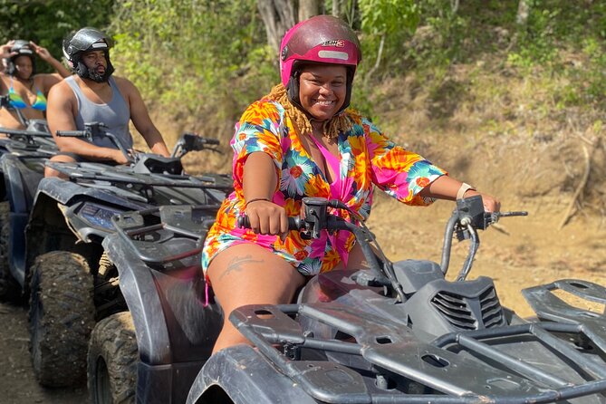 Skip the line ATV Mud and Bush Trail - Riding big ATVs through Jamaica’s mountain country