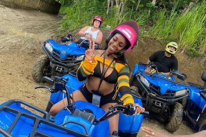 Skip the line ATV Mud and Bush Trail - Sugar cane juice and the Jamaican flavor of the day