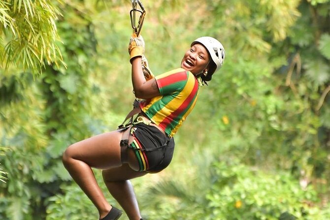 Zipline, Dunn’s River Falls, Bamboo Rafting & Horseback Ride Tour - Four Jamaican activities in one compact day