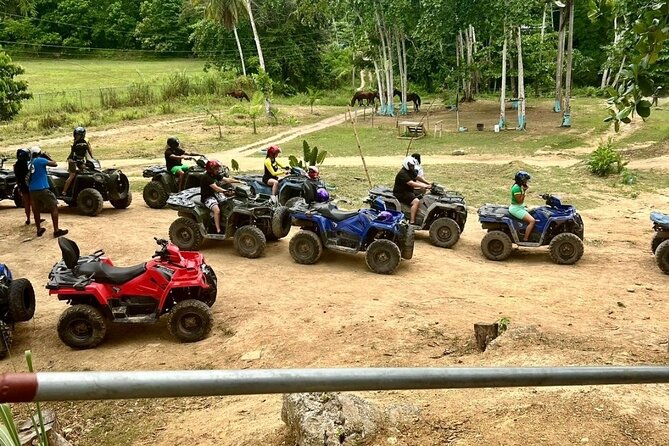 Zipline, Horseback Ride and Swim and Quad ATV bike in Negril - Horseback riding and swimming change the pace